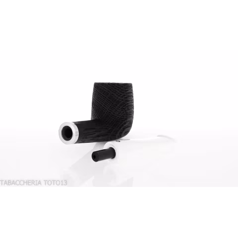 Pipe série Chêne forme Billard droite en mortier de bois - Pipe Pour le Tabac - Bois fossile