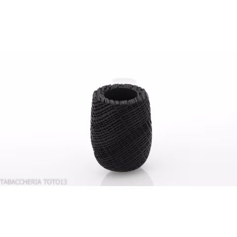 Pipe série Chêne forme Billard droite en mortier de bois - Pipe Pour le Tabac - Bois fossile