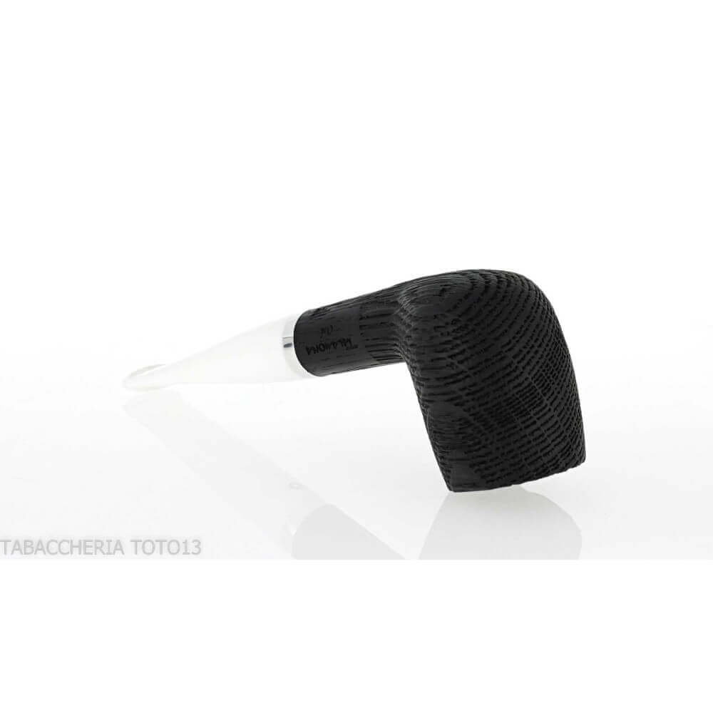Pipe series Oak straight Billiard shape in mortar wood - Pipe Milano