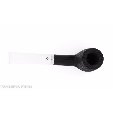Pipe série Chêne forme Billard droite en mortier de bois - Pipe Pour le Tabac - Bois fossile
