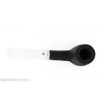 Pipe series Oak straight Billiard shape in mortar wood - Pipe Milano