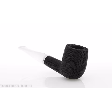Pipe série Chêne forme Billard droite en mortier de bois - Pipe Pour le Tabac - Bois fossile