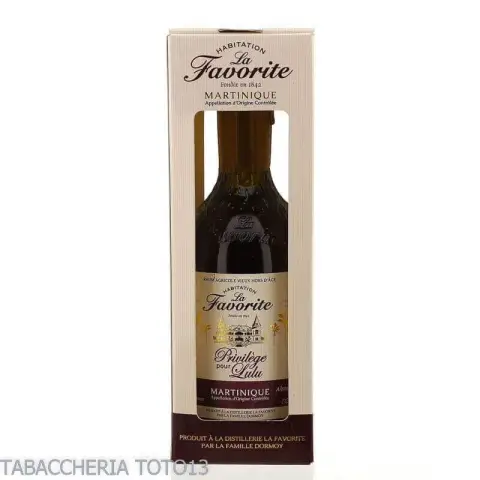 La Favorite Cuveè speciale privilege pour Lulu Vol.41,3% Cl.70 - Spiritueux - Jus de canne à sucre