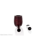 Pipe Pebble Grain Forme billard sablé foncé-Ashton