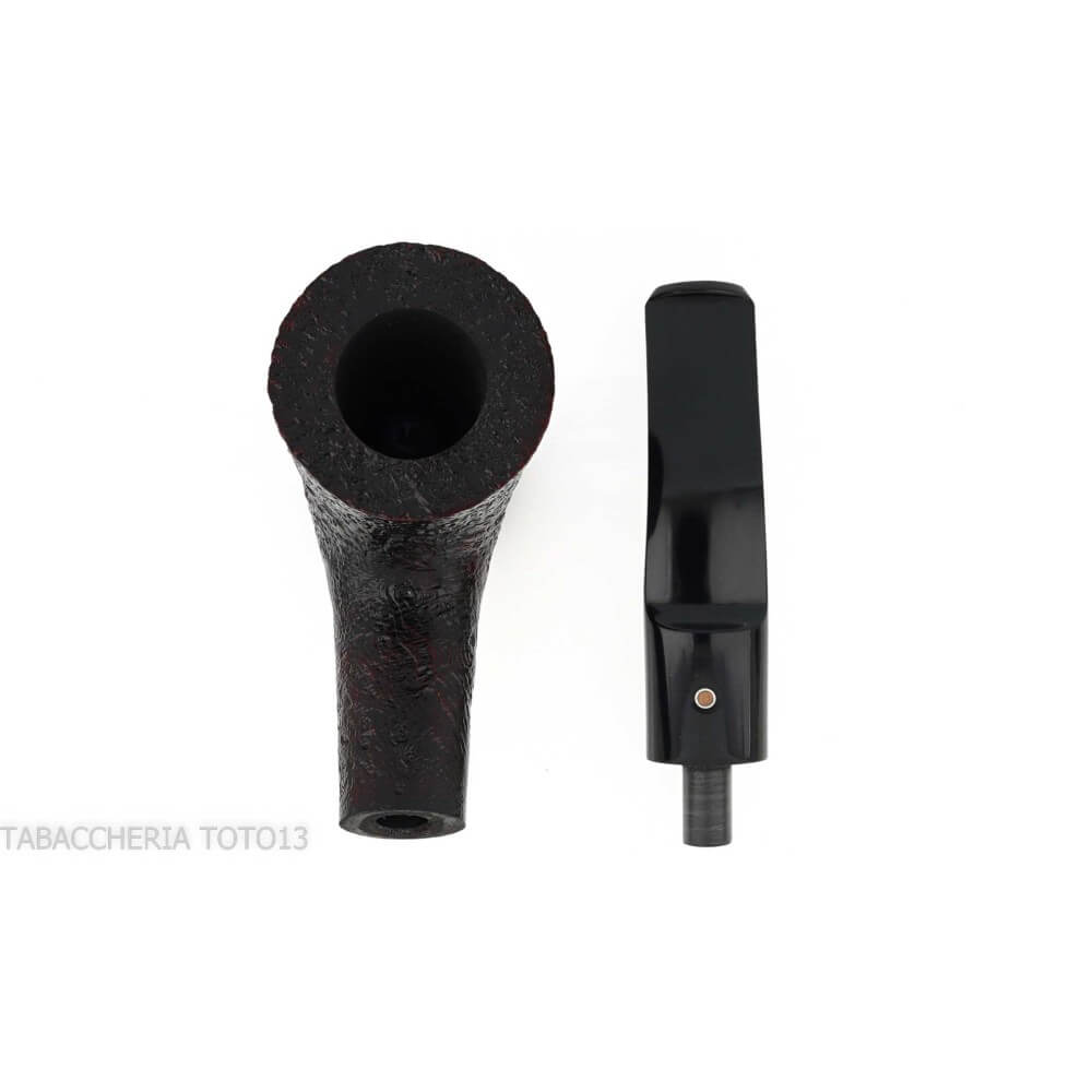Pipa Pebble Grain forma bent doublin sabbiata scura - William “Ashton” Taylor
