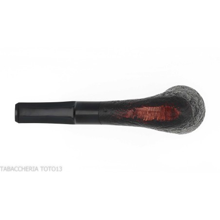 Pebble Grain pipa de tabaco forma doblada Dublín oscuro arenado - Pipas de Tabaco