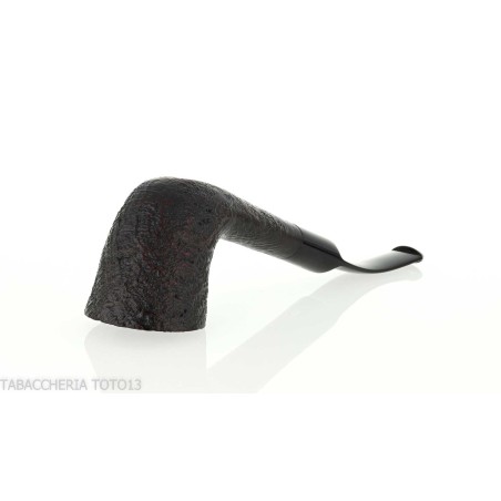 Pebble Grain pipa de tabaco forma doblada Dublín oscuro arenado - Pipas de Tabaco