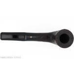 Pebble Grain tobacco pipe form bent dublin dark sandblasted-Ashton