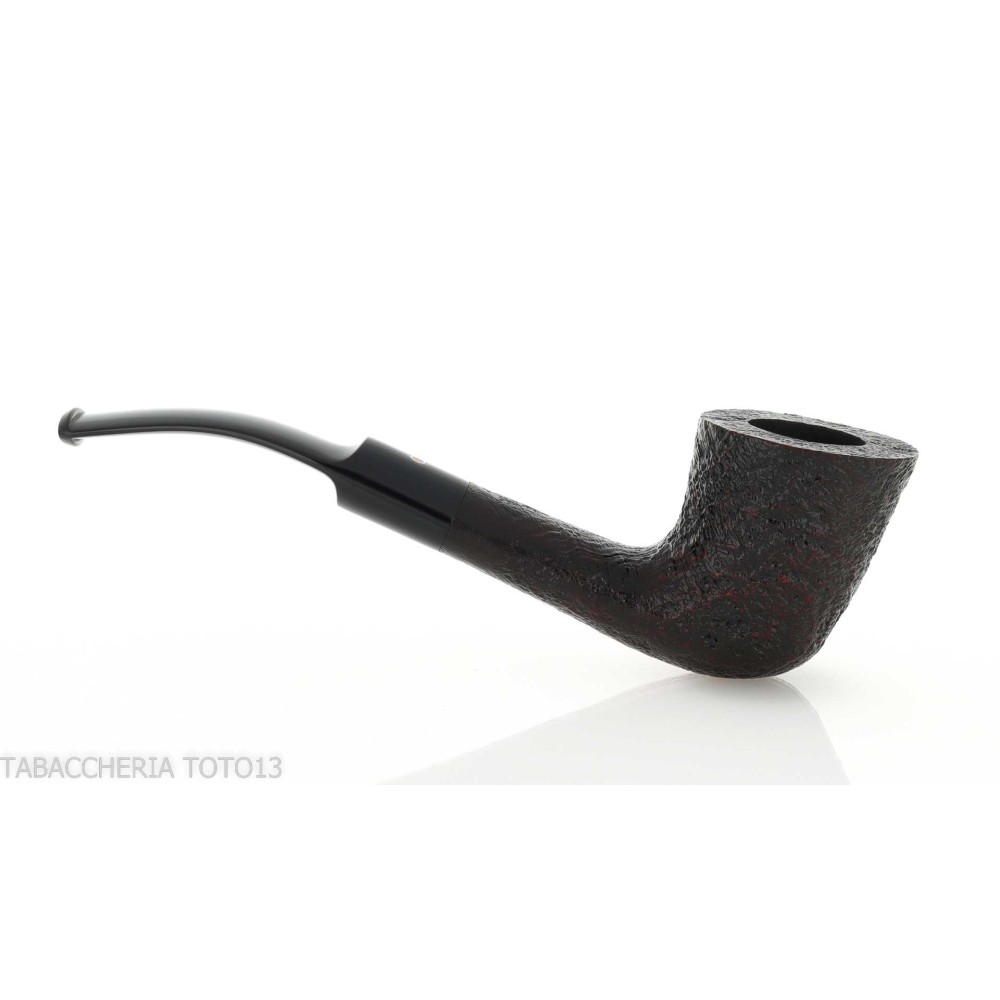Pipe à tabac Pebble Grain coudée dublin sablé foncé - Pipe Pour le Tabac - Racine naturelle