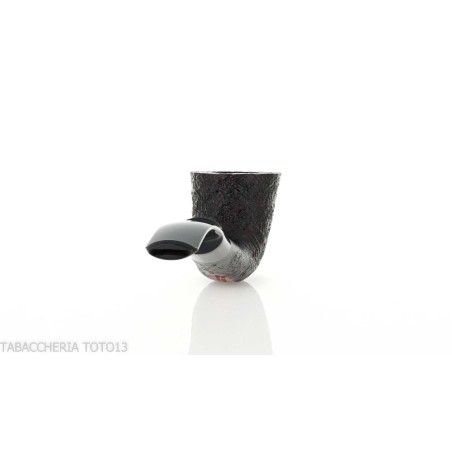 Pipe à tabac Pebble Grain coudée dublin sablé foncé - Pipe Pour le Tabac - Racine naturelle