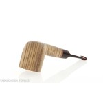 Pipe série New Look Strips, finition zebrano, forme billard, embout selle - Pipe Pour le Tabac - Bois