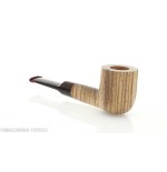 Pipe série New Look Strips, finition zebrano, forme billard, embout selle - Pipe Pour le Tabac - Bois