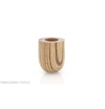 Pipe série New Look Strips, finition zebrano, forme billard, embout selle - Pipe Pour le Tabac - Bois