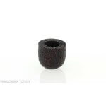 Pebble Grain dark sandblasted bent pot shape pipe - William “Ashton” Taylor