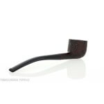 Pebble Grain dark sandblasted bent pot shape pipe - William “Ashton” Taylor