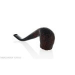 Pebble Grain pipe Bent Billiard shape dark sandblasted William “Ashton” Taylor Ashton