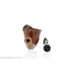 Amorelli pipe shape Bent Dublin smooth natural briar Amorelli Pipe Amorelli