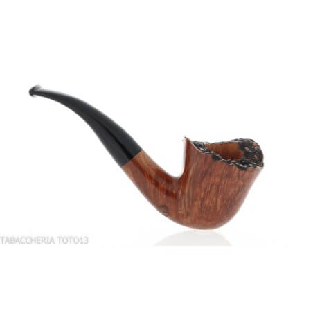 Amorelli pipe shape Bent Dublin smooth natural briar Amorelli Pipe Amorelli