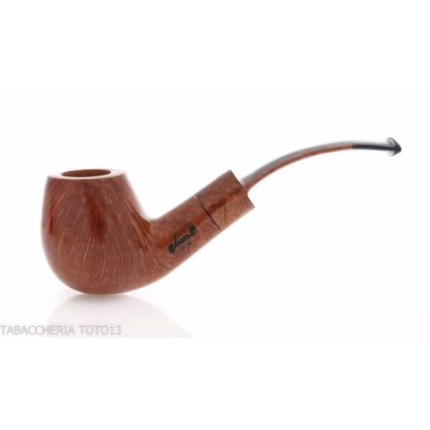 Amorelli pipe Busby series curved Apple shape in smooth natural briar - Tobacco Pipes - Natural root