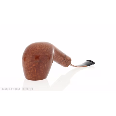 Amorelli pipe Busby series curved Apple shape in smooth natural briar - Tobacco Pipes - Natural root