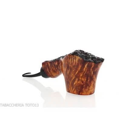 Crown Viking partially combed volcano shape pipe Poul Winsløw Winsløw Poul