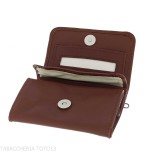 Kleine Tabaktasche für Blättchen und Filter aus Nappaleder - Zubehör Für Zigaretten Und Rolling