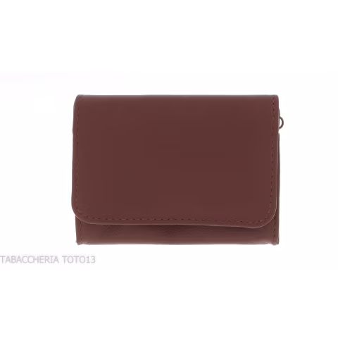 Kleine Tabaktasche für Blättchen und Filter aus Nappaleder - Zubehör Für Zigaretten Und Rolling
