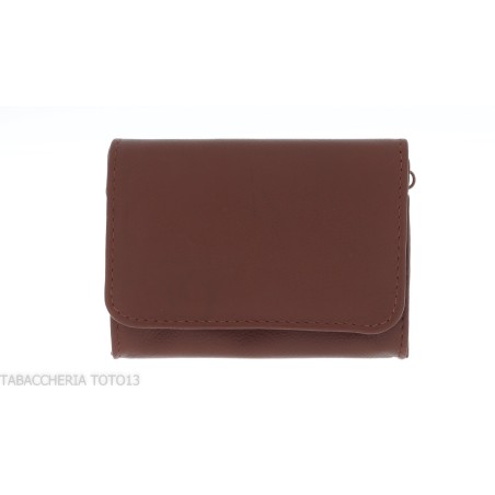 Petit sac à tabac pour papiers et filtres en cuir nappa - Accessoires Pour Cigarettes et Rolling