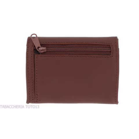 Kleine Tabaktasche für Blättchen und Filter aus Nappaleder - Zubehör Für Zigaretten Und Rolling