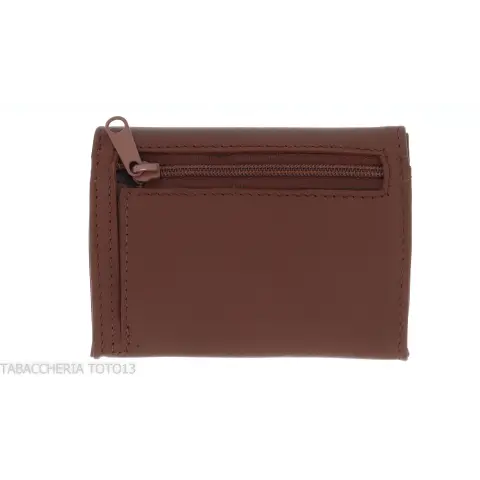 Small tobacco bag in nappa leather for tocacco, papers and filters - Accessories For Cigarettes And Rolling