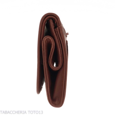 Small tobacco bag in nappa leather for tocacco, papers and filters - Accessories For Cigarettes And Rolling
