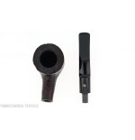 Pebble Grain pipe, dark sandblasted Cherrywood shape - Tobacco Pipes - Natural root