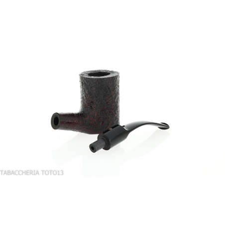 Pebble Grain pipe, dark sandblasted Cherrywood shape - Tobacco Pipes - Natural root