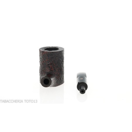 Pebble Grain pipe, dark sandblasted Cherrywood shape - Tobacco Pipes - Natural root