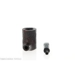 Pebble Grain pipe, dark sandblasted Cherrywood shape - Tobacco Pipes - Natural root