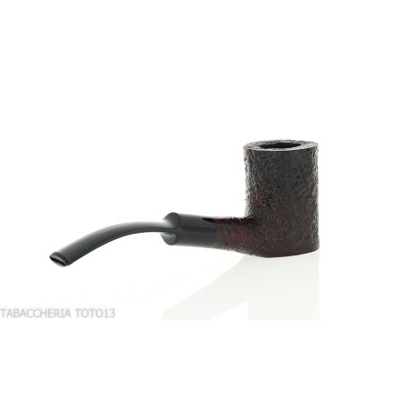 Pebble Grain pipe, dark sandblasted Cherrywood shape - Tobacco Pipes - Natural root