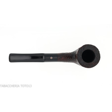 Pebble Grain pipe, dark sandblasted Cherrywood shape - Tobacco Pipes - Natural root