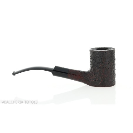 Pebble Grain pipe, dark sandblasted Cherrywood shape - Tobacco Pipes - Natural root