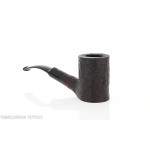 Pebble Grain pipe, dark sandblasted Cherrywood shape - Tobacco Pipes - Natural root