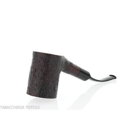 Pebble Grain pipe, dark sandblasted Cherrywood shape - Tobacco Pipes - Natural root