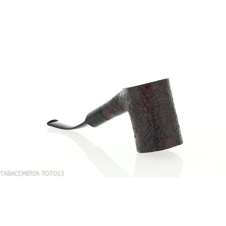 Pebble Grain pipe, dark sandblasted Cherrywood shape - Tobacco Pipes - Natural root