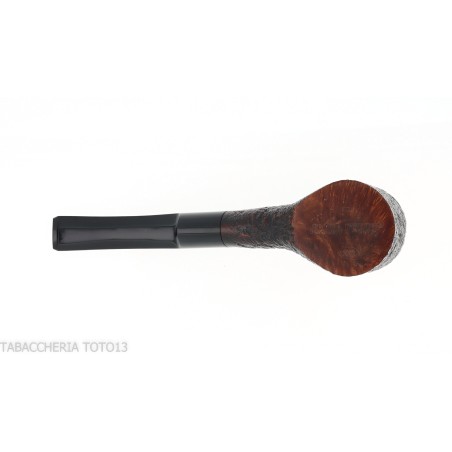 Pebble Grain pipe, dark sandblasted Cherrywood shape - Tobacco Pipes - Natural root
