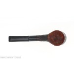 Pebble Grain pipe, dark sandblasted Cherrywood shape - Tobacco Pipes - Natural root
