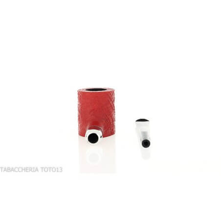 Ashton Claret pipe sandblasted Poker shape - William “Ashton” Taylor