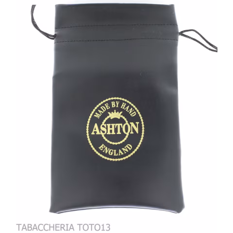 Ashton Claret Pfeife sandgestrahlt in Pokerform-Ashton