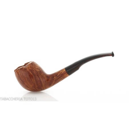 Viprati cutty semi-curved tobacco pipe in shiny briar - Viprati Pipe