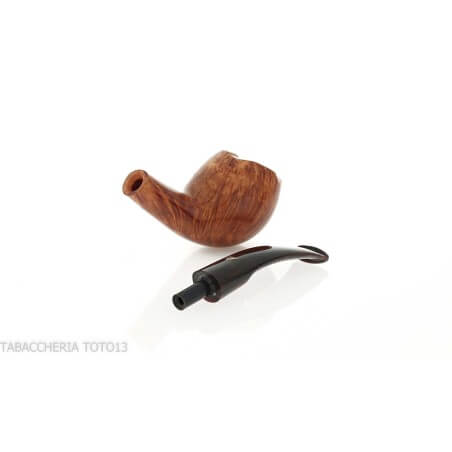 Pipa de tabaco semicurvada Viprati cutty en brezo brillante Viprati Pipe Viprati