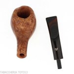 Viprati cutty semi-curved tobacco pipe in shiny briar Viprati Pipe Viprati