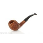 Pipe à tabac semi-courbée Viprati Cutty en bruyère brillante Viprati Pipe Viprati