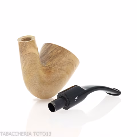 Aldo tubería Velani en madera de olivo, la curva en forma de vaso - Pipas de Tabaco